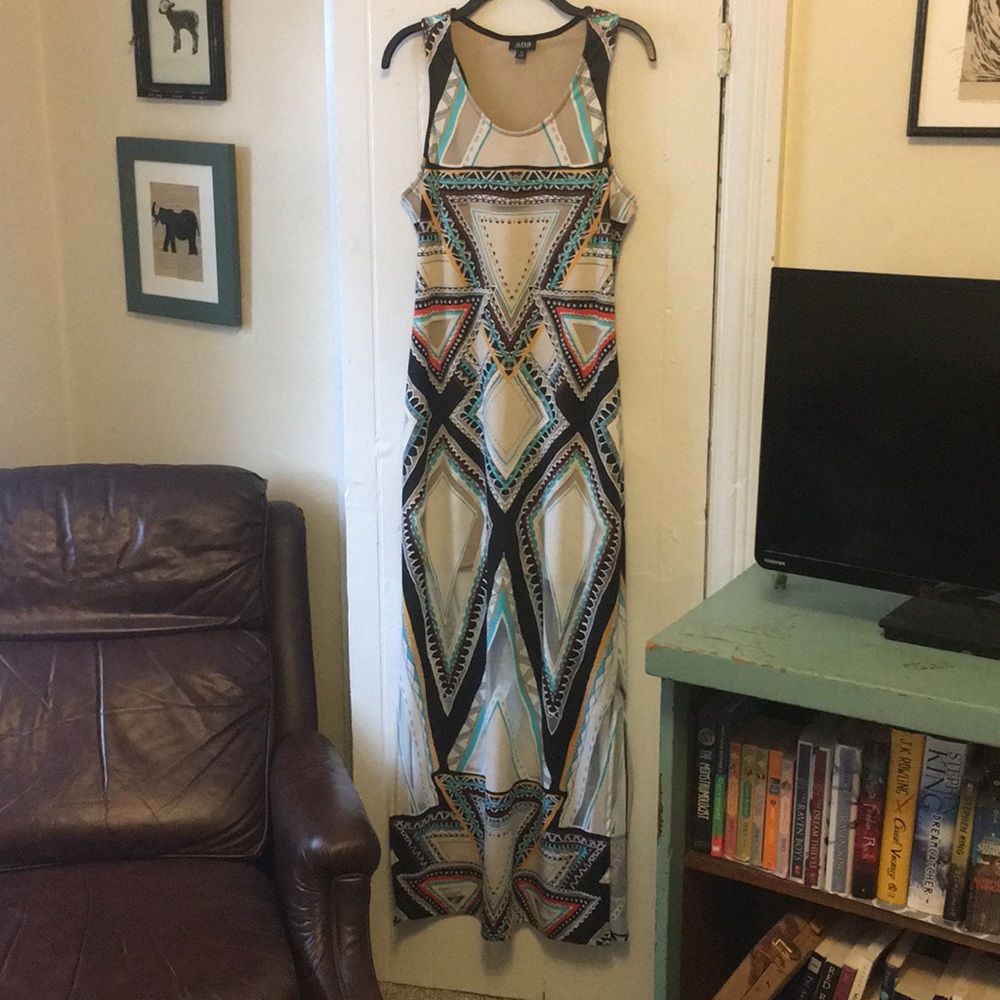Geometric Boho Maxi